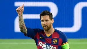Messi 2021 - Thumbs Up - Celebration Moment Wallpaper