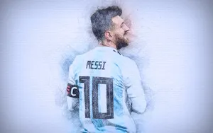 Messi 4k Ultra Hd Sketch Wallpaper