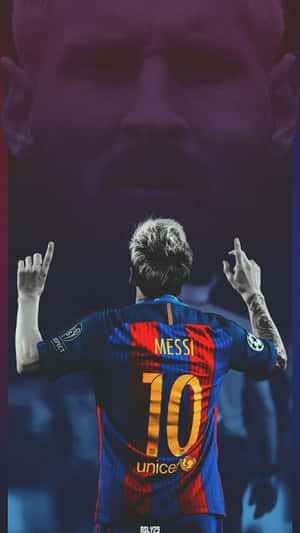 Messi Iphone Football Edit Wallpaper