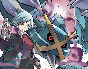 Metagross Mega With Steven Wallpaper