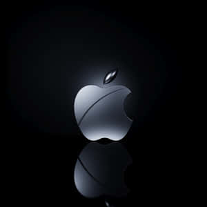 Metallic Apple Logo Awesome Ipad Wallpaper
