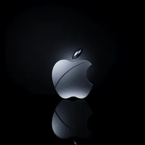 Metallic Apple Logo Awesome Ipad Wallpaper