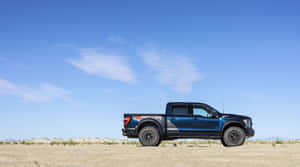 Metallic Blue Ford F 150 52l V8 Wallpaper