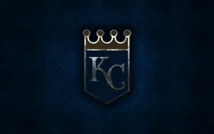 Metallic Blue Kansas City Royals Wallpaper