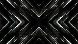 Metallic Letter X Pattern Wallpaper