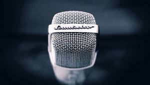 Metallic Microphone Mesh Wallpaper