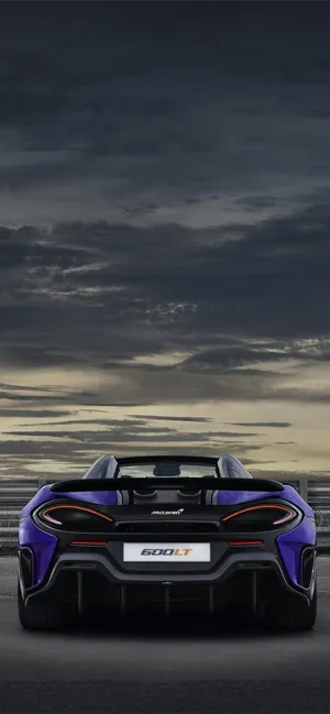 Metallic Purple Mclaren Spyder Wallpaper