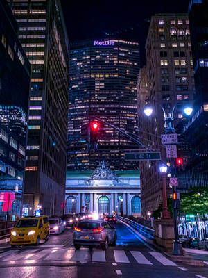 Metlife Building New York City Night Wallpaper