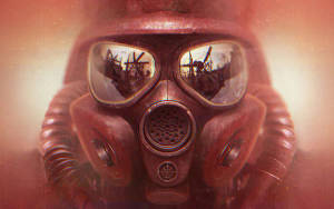 Metro Exodus Player With Gas Mask 3440x1440 Wallpaper