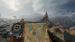 Metro Exodus Town Map Wallpaper