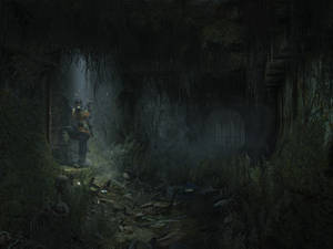 Metro Last Light Redux Inside Dark Tunnel Wallpaper