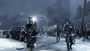 Metro Last Light Redux Snowy Ground Wallpaper