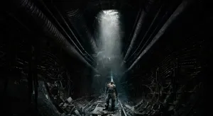 Metro Last Light Redux Underground Tunnel Wallpaper