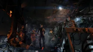 Metro Last Light Redux Underground Tunnel Wallpaper