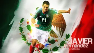 Mexican Football Star Javier Hernandez Wallpaper