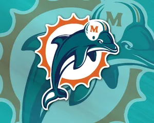Miami Dolphins Nfl Team Logo Wallpaper