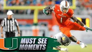 Miami Hurricanes In Action Wallpaper