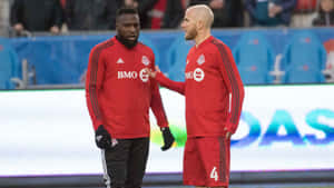 Michael Bradley Talks With Jozy Altidore Wallpaper