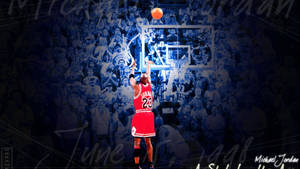 Michael Jordan Seals The 1993 Nba Championship With A Buzzer-beater! Wallpaper