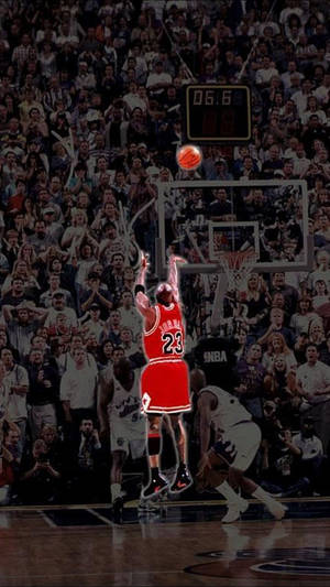 “michael Jordan — The Best Basketball Player Of All Time” Wallpaper