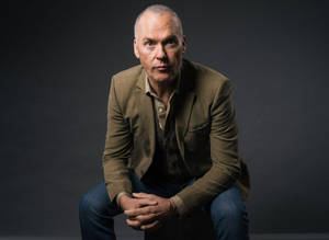 Michael Keaton Striking Pose Wallpaper