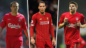 Michael Owen, Virgil Van Dijk And Steven Gerrard Wallpaper
