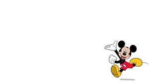 Mickey Mouse Desktop Running Wallpaper