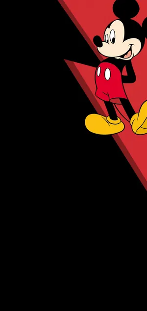 Mickey Mouse Punch Hole 4k Wallpaper