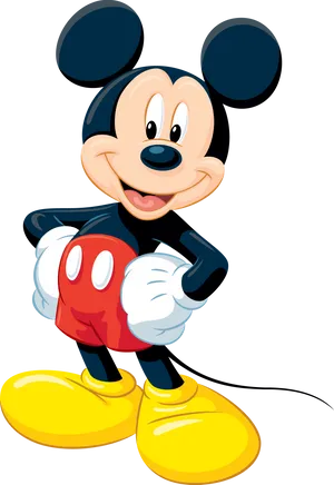 Mickey Mouse With A Big Smile Wallpaper
