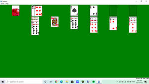 Microsoft Solitaire Basic Computer Game Wallpaper