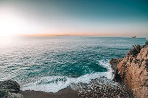 Microsoft Surface Sunrise And Ocean Wallpaper