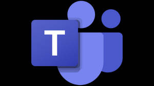 Microsoft Teams Stylised Logo Wallpaper