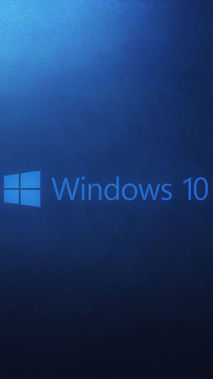 Microsoft Windows 10 Blue Cover Wallpaper