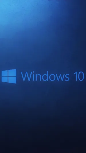 Microsoft Windows 10 Blue Cover Wallpaper