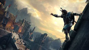 Middle Earth Shadow Of Mordor Talion Invading Wallpaper