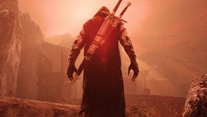 Middle Earth Shadow Of Mordor Talior Back View Wallpaper