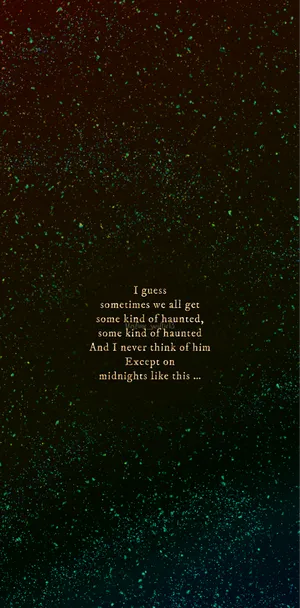 Midnight Rian Taylor Swift Lyrics Wallpaper
