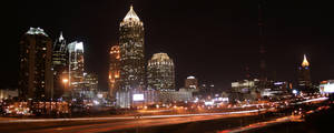 Midtown Buildings In Atlanta City Wallpaper