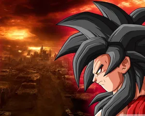 Mighty Goku Ssj4! Wallpaper