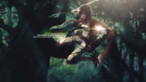 Mikasa Ackerman Season4 Action Pose Wallpaper