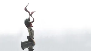 Mikasa Looking Up Wallpaper