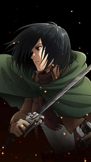 Mikasa Season4 Readyfor Battle Wallpaper