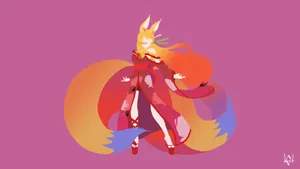 Miko No Game No Life Minimalist Anime Wallpaper