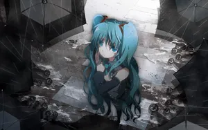 Miku City Depressed Pfp Wallpaper