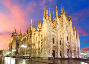 Milan Cathedral Church Wallpaper