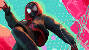 Miles Morales Spiderman Dope Laptop Wallpaper