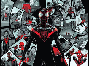 Miles Morales Takes Flight Wallpaper