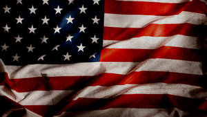 Military American Flag Waving Wallpaper