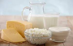 Milk And Dairy Food Products Wallpaper