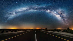 Milky Way Galaxy Empty Wallpaper